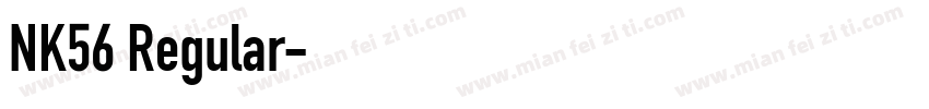 NK56 Regular字体转换